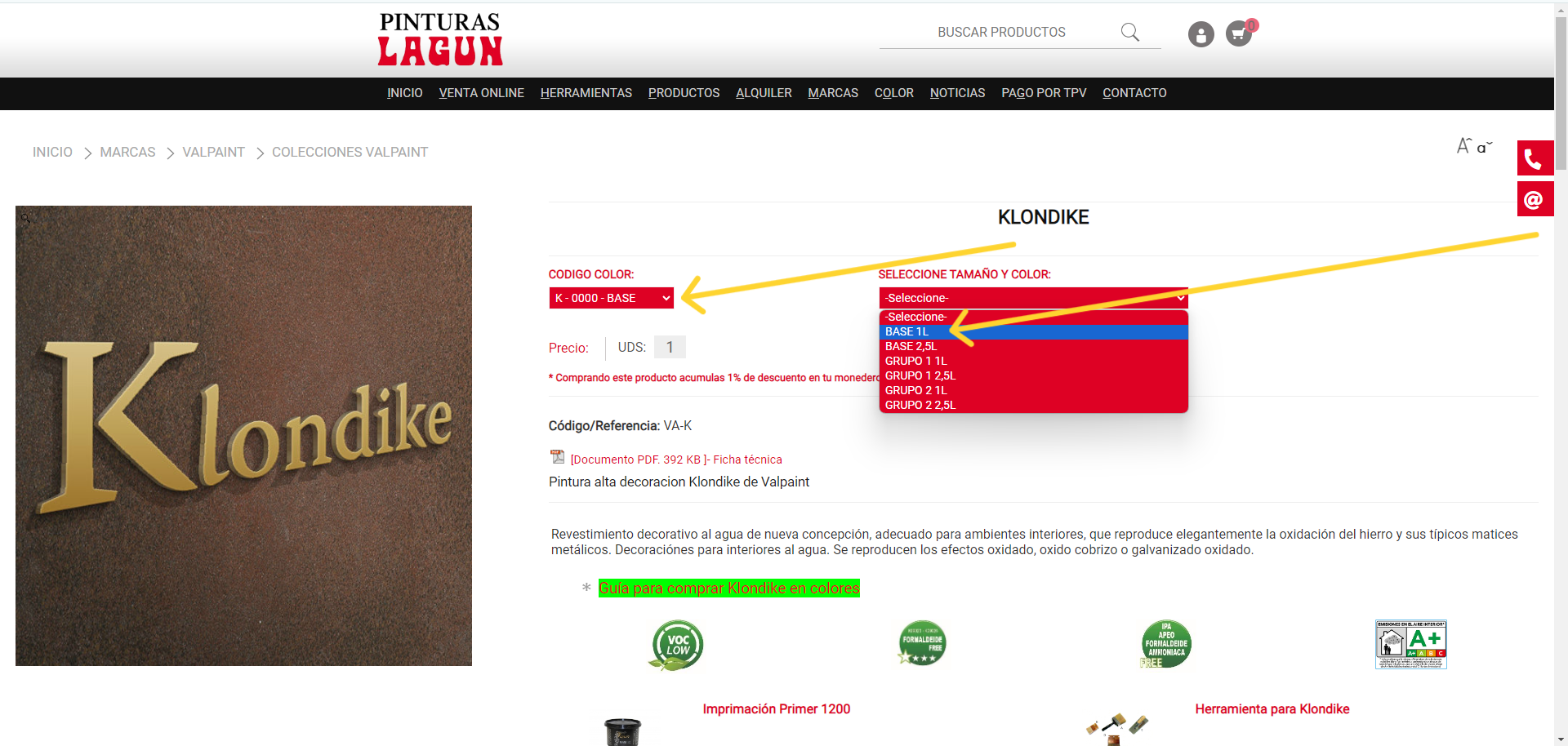 Comprar Klondike blanco